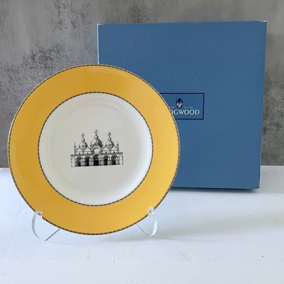 RARE Wedgwood Grand Tour Collection San Marco Venice 8" Salad Plate 1993 w/Box - Picture 1 of 8